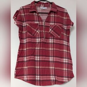 🌼 5 For 20$ 🌼  Style & Co. Red Plaid Button Down Shirt